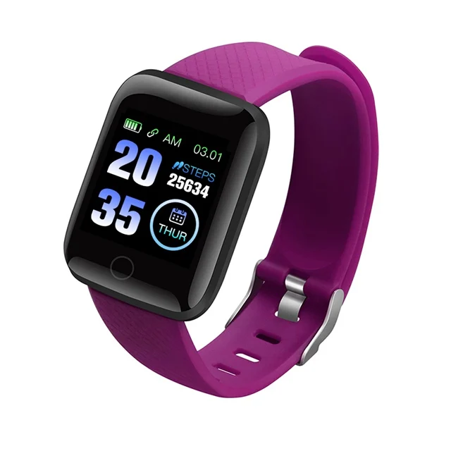 

Smart Watch 116plus Fitness Sports Heart Rate and Blood Pressure Monitor Android Smart Watch