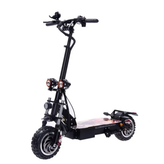 

60v 11inch 5600w high power Dual Motor Lithium Foldable Motorcycle off road electric scooter for adult