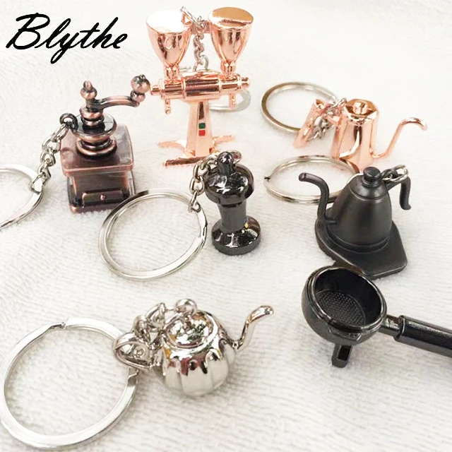 New Style Popular Coffee Accessories Gift Keyring Coffee Tamper