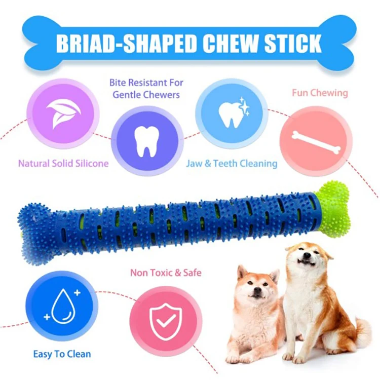 As Seen On Tv Cleaning Massager Nontoxic Pet Teeth Cleaning Toys Dog
