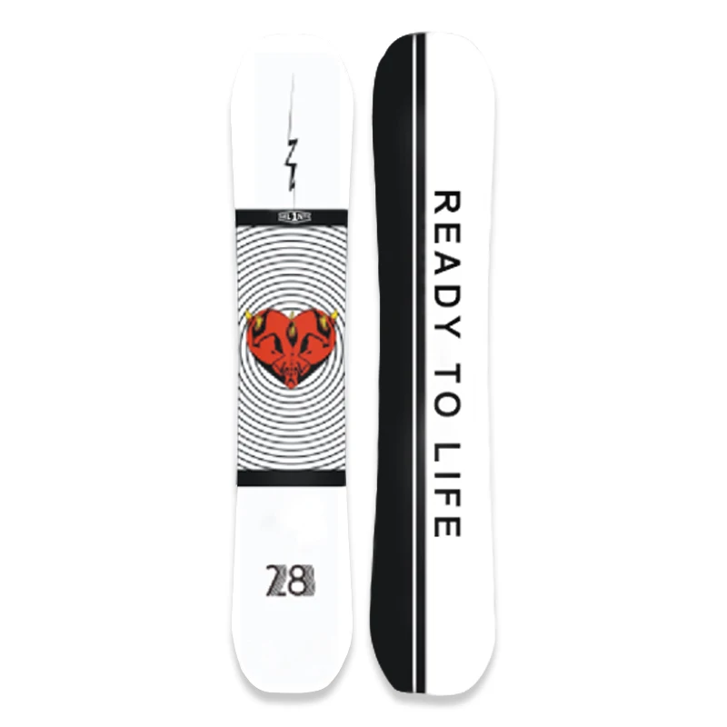 

Skiing Snowboard Heart Shape Film Board Color Adult Snowboards, Customized color