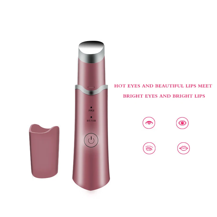 

Ultrasonic Vibration Beauty Instrument Face Lift Skin Tightening Facial Deep Cleansing Skin Care Cosmetic Device Machine, Pink