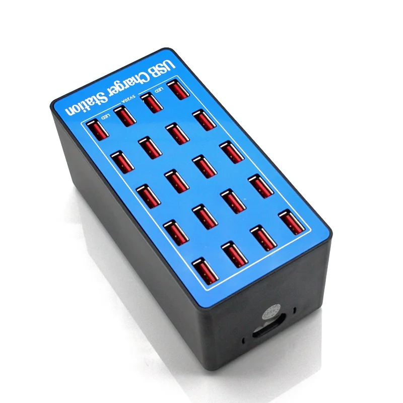 10206円 在庫処分 USB Charger Station 20-Port 100W 20A Multiple Charging Multi Po