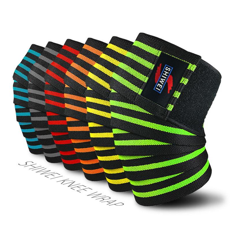 

Gym Adjustable Sports knee brace Elastic Support knee strap wraps for weightlifting, Many colors