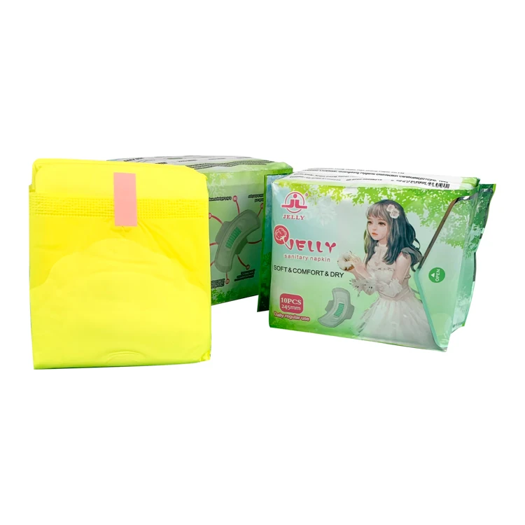 

Free samples soft anti bacterial comfortable ladies breathable cotton sanitary napkins, White