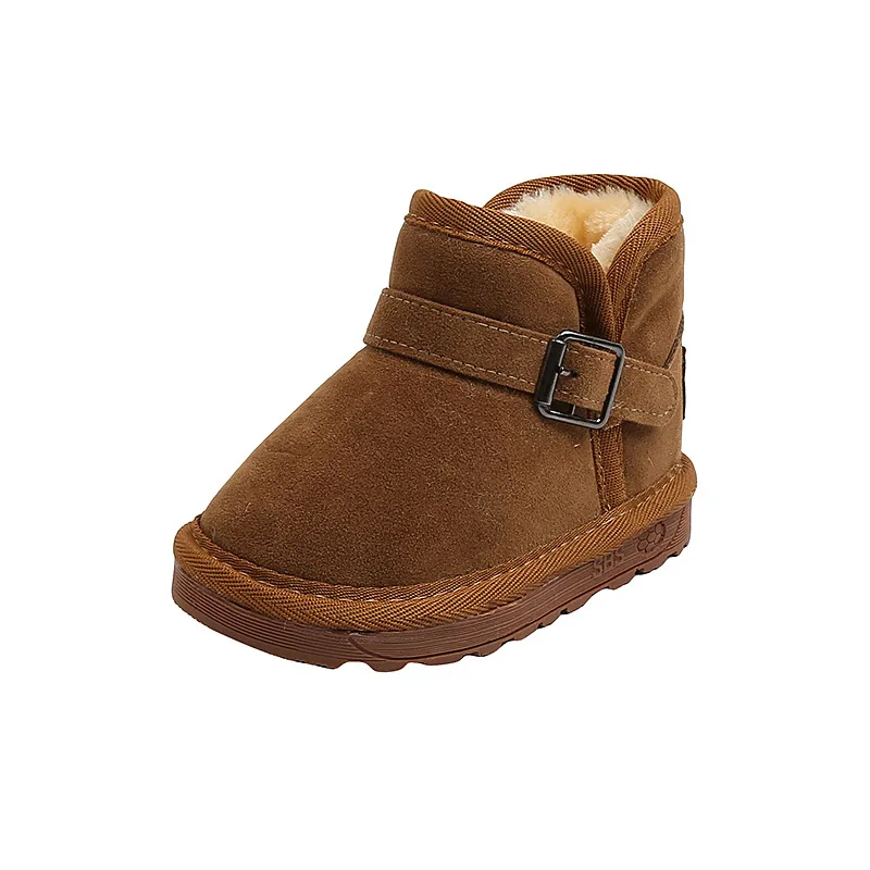 

Girls Boots Ankle Shoes Warm Fur Animal New Snow Nina Zapatos Kids Toddler Winter Footwear