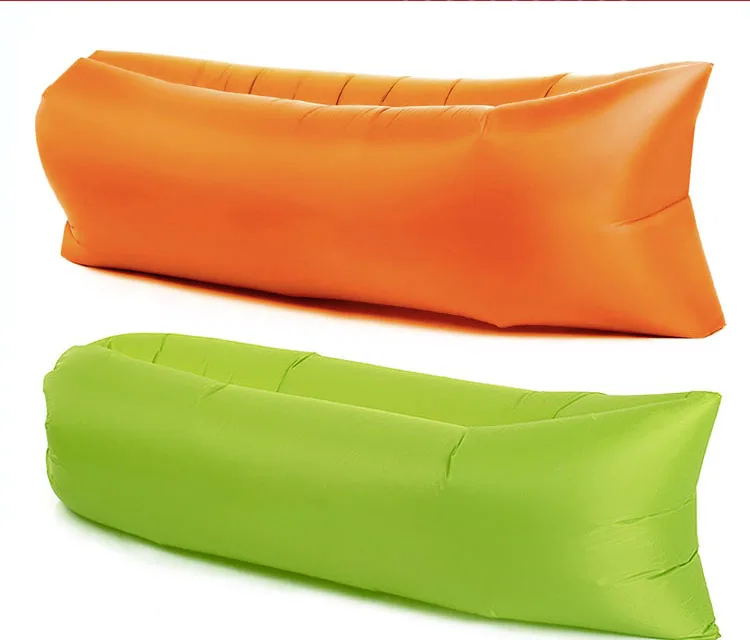 

Portable outdoor camping sleeping bag waterproof air lazy sofa inflatable sofa bed, Orange,green,white