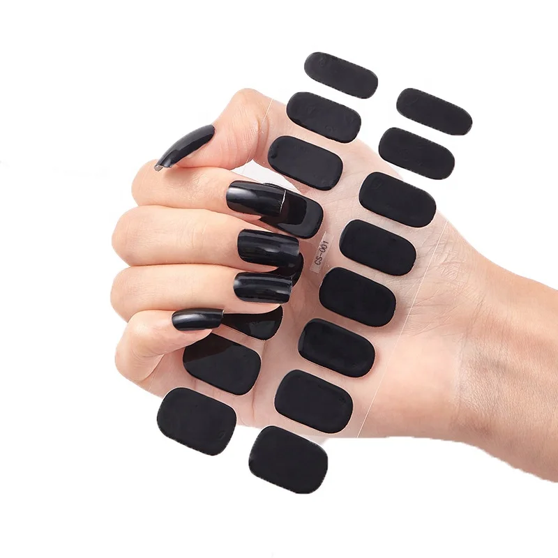 

Nail art Tape Sticker Nail Polish Stickers Foil 2020 Pure Solid Color Decals Plain Stickers Nail, Colorful