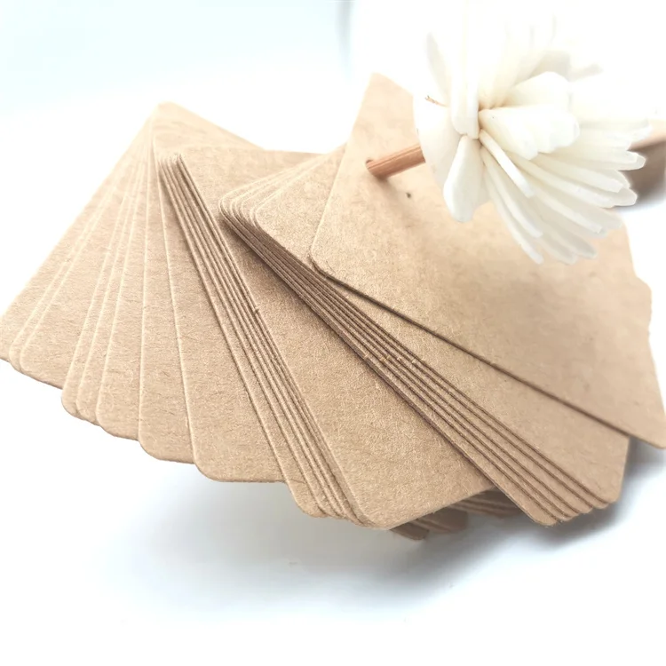 

Blank design Wedding Brown Rectangle Craft Hang Kraft Paper Tags