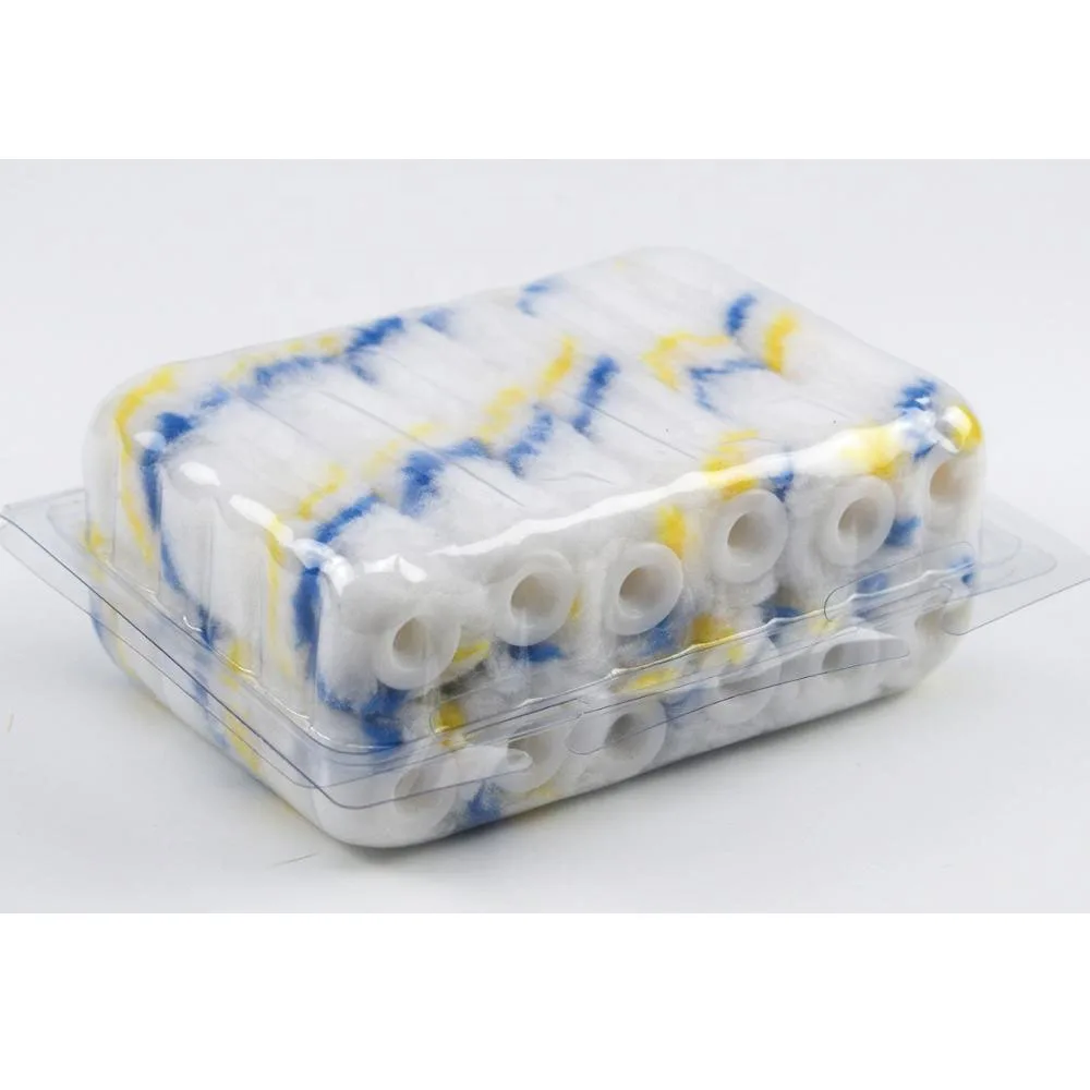 

4" Mini Roller Cover Brush Roller 10 Pieces One Box In Brush Polyester Synthetic Fiber