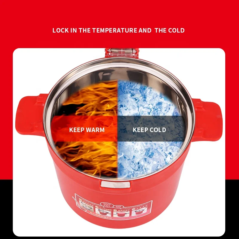 
Thick food grade 201 stainless steel camping cookware energy saving cooking rice soup pot 