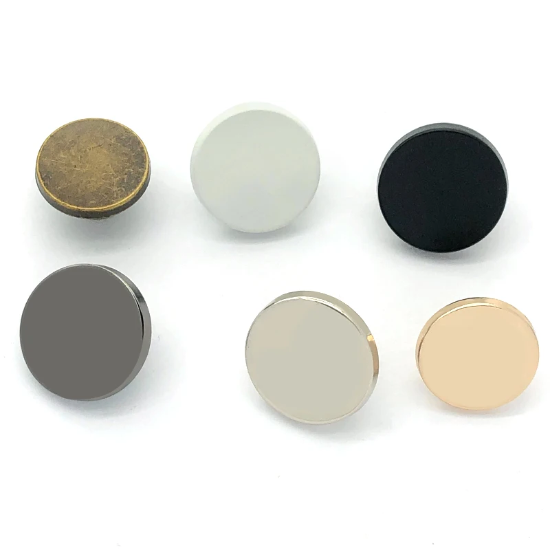 

17mm Flat Top High Quality Matt Black European Style Snap Button