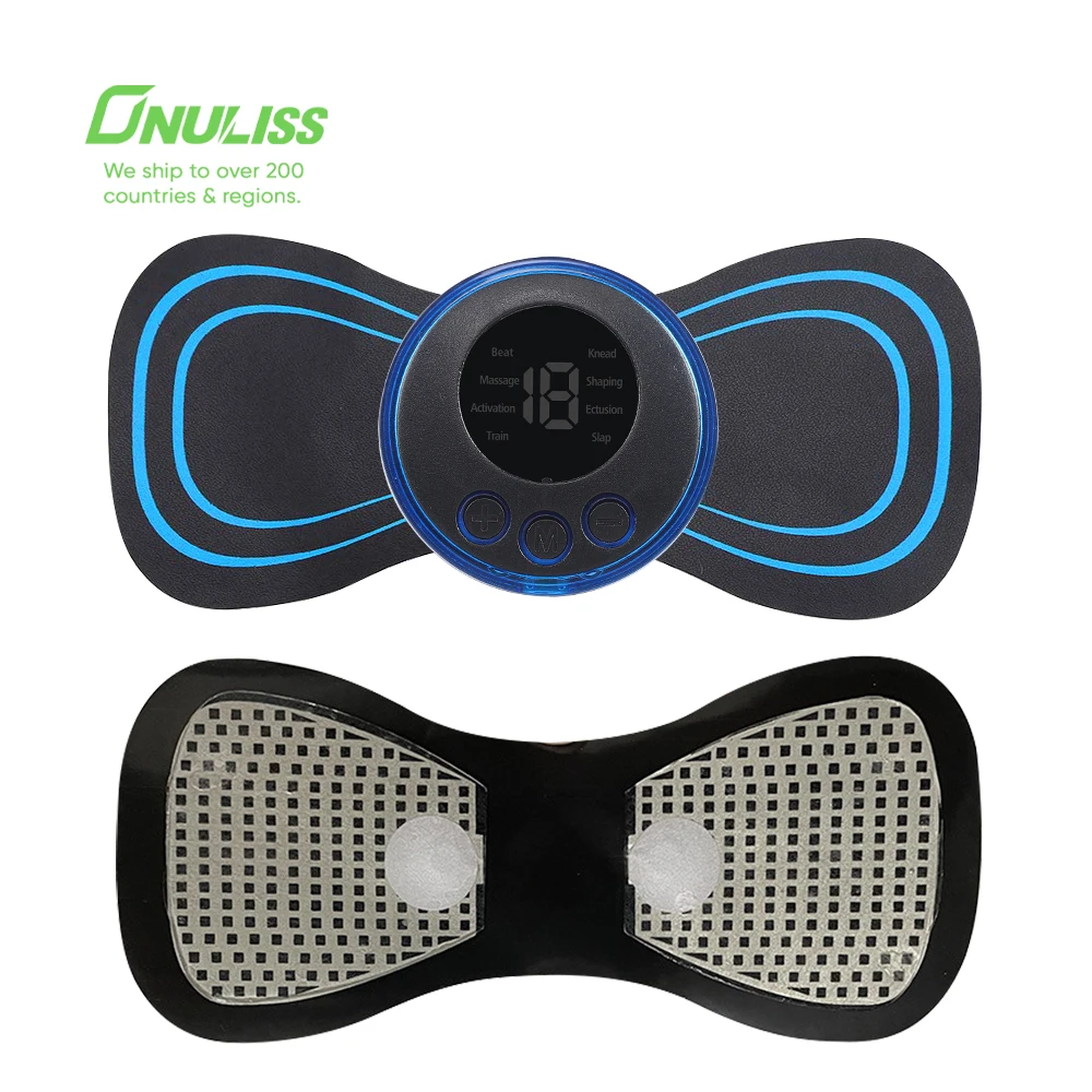 Full Body Pain Relief Therapy Device Ems Microcurren Massager Machine Mini Cervical Massager