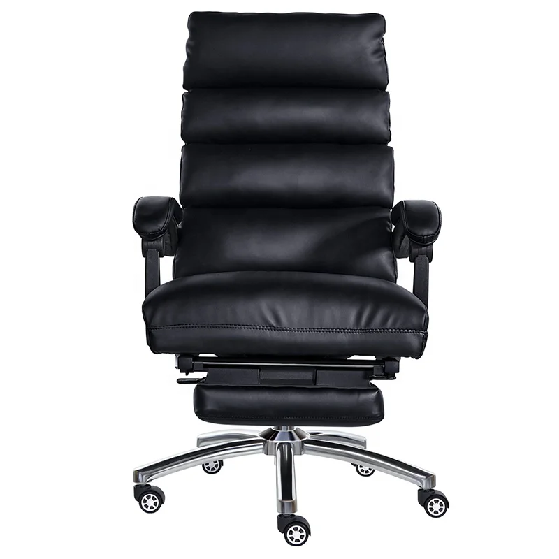 

USA warehouse in stock Factory Directly sale Leather Office chair Recline Gaming swivel chair, Black