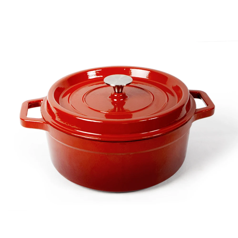

Cookercool High quality non stick enamel coated cast iron casserole sets, Customizable
