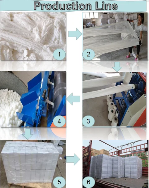 Efficient Cleaning Pool Accessory Fiber Ball Filter Media for Wastewater Treatment