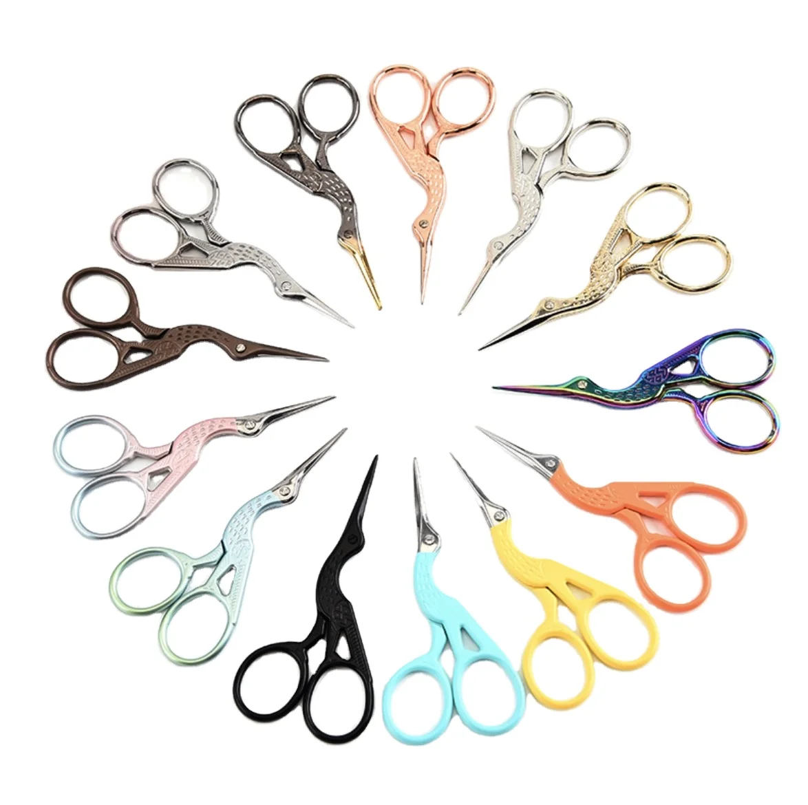 

Handmade Antique Retro Scissors DIY Thread Scissors Dragon Phoenix Embroidery Scissors