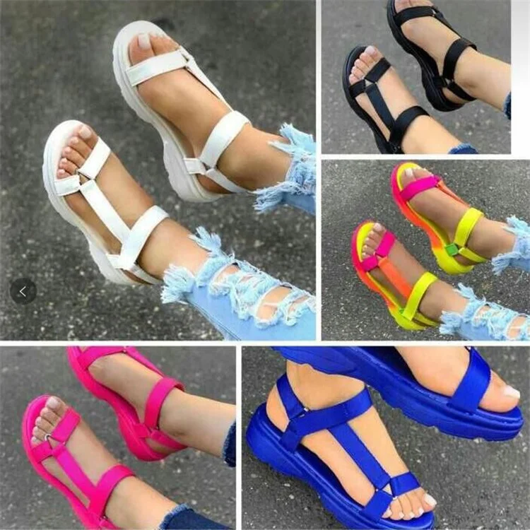 
2020 high quality summer platform beach sandals casual platform women sandals 