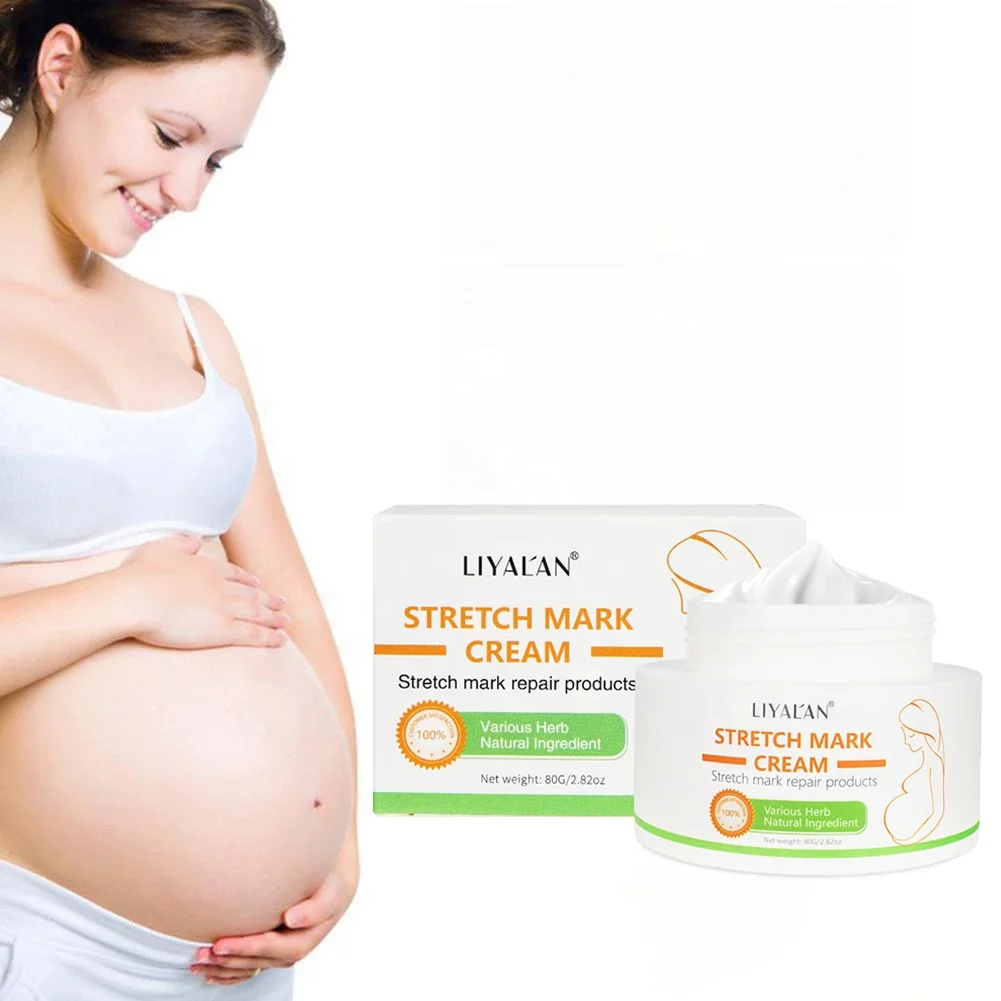 

Wholesale Private Label 80g Best Natural Mango Pregnancy Scar Stretch Mark Removal Cream, White