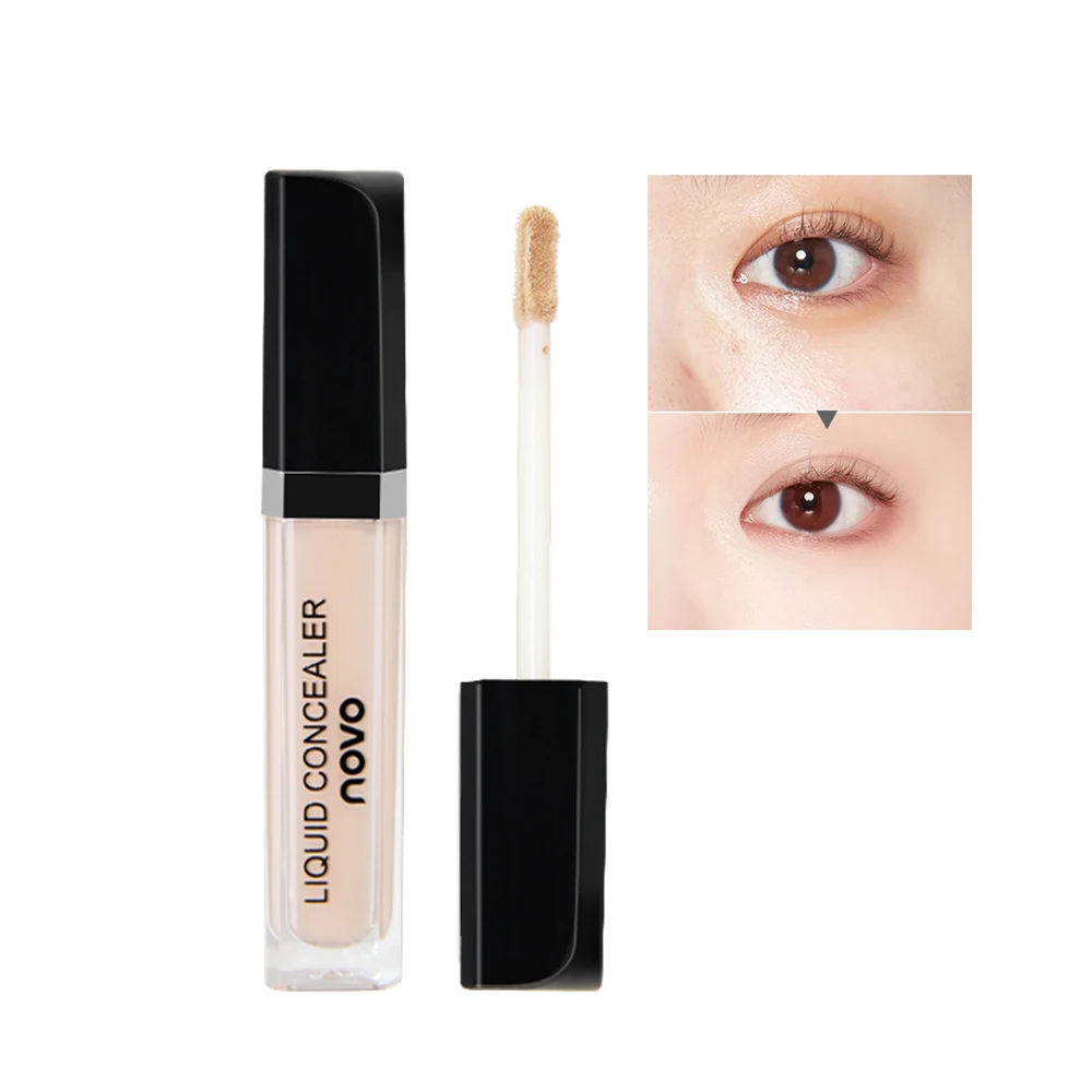 

novo high coverage dark circles facial blemishes concealer 3 color waterproof liquid concealer