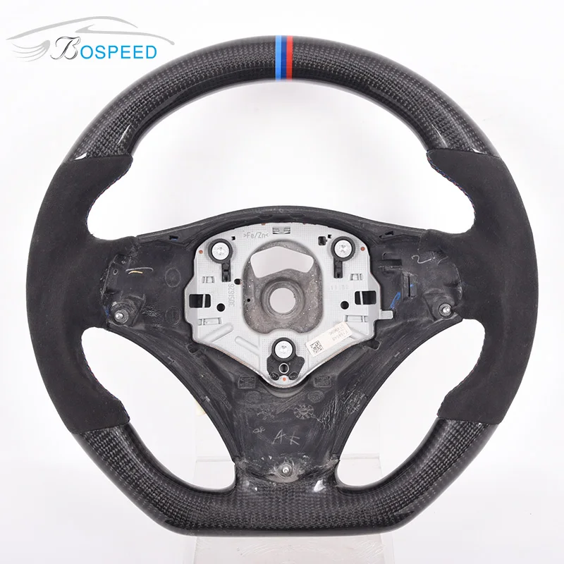 

Custom Alcantar For Bmw Racing Wheel E70 E71 X5 X6 Leather Carbon Fiber Steering Wheel Convertible