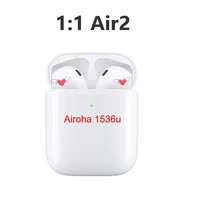 

Original 1:1 Air 2 Airoha 1536U Airpoding Rename GPS location smart sensor wireless earphone tws headphone earbuds for airpods