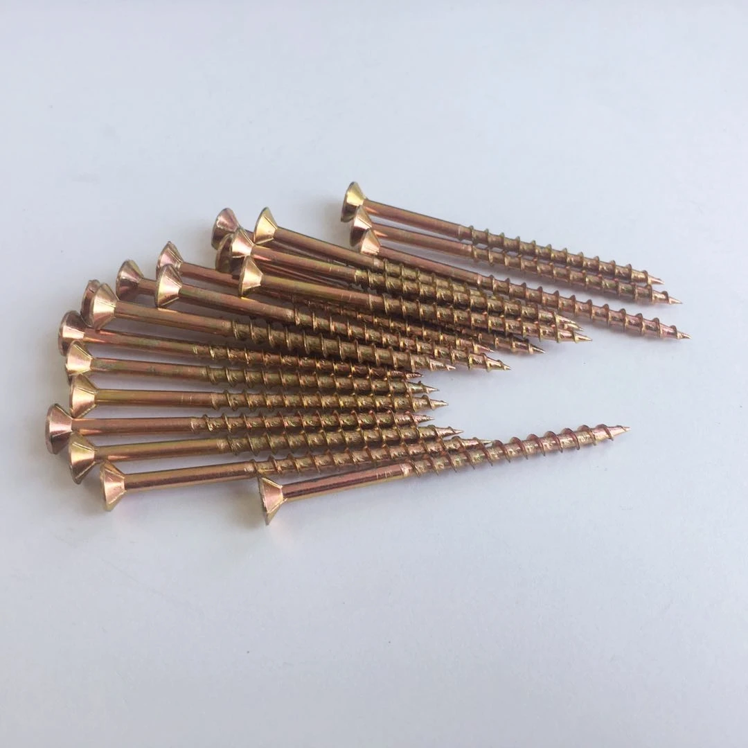 
Tianjin krd direct sales flat head high quality carbon steel wood screw 