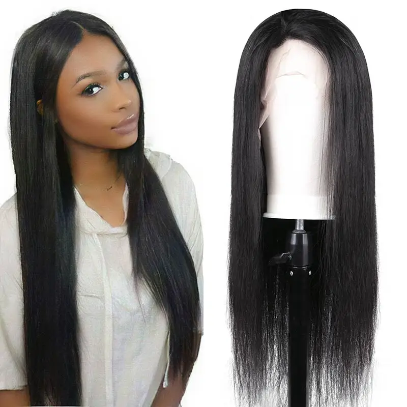 

250 Density 100% Curly hd Lace Front Straight Wig Human Hair 40inch Brazilian Transparent Virgin Human Hair Wig Vendors