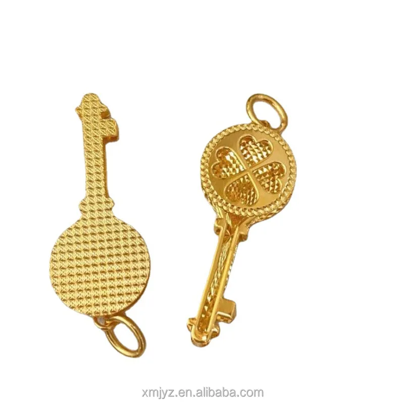 

Certified In Stock Wholesale 5G Gold Key Pendant Pure Gold 999 Female New Pendant 24K Gold Pendant