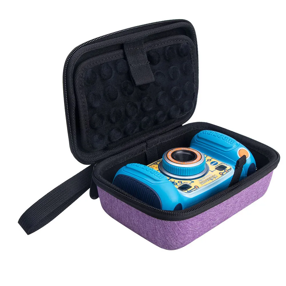 

Kids Camera Case for VTech Kidizoom Camera Pix Duo twist Travel Carrying EVA Case, Black, rose red, purple