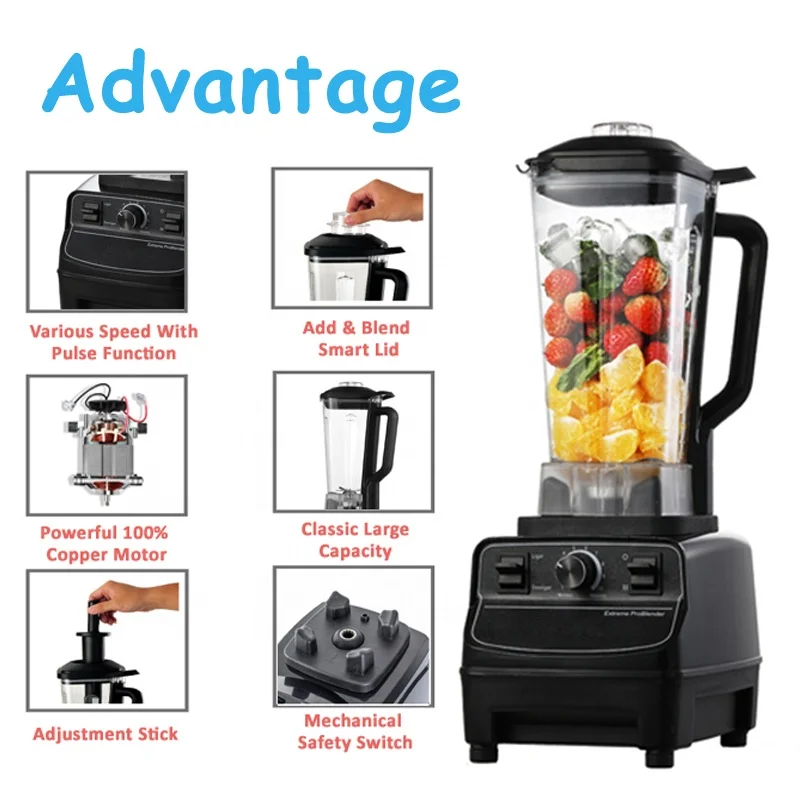 
2020 Brand New High Speed Commercial Smoothie electric Blender 