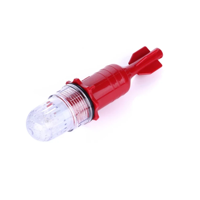 Ready Stock】LED Attracting Fishing Light Floating Signal Flash Lamp Torpedo  Net Sea Strobe Blinker