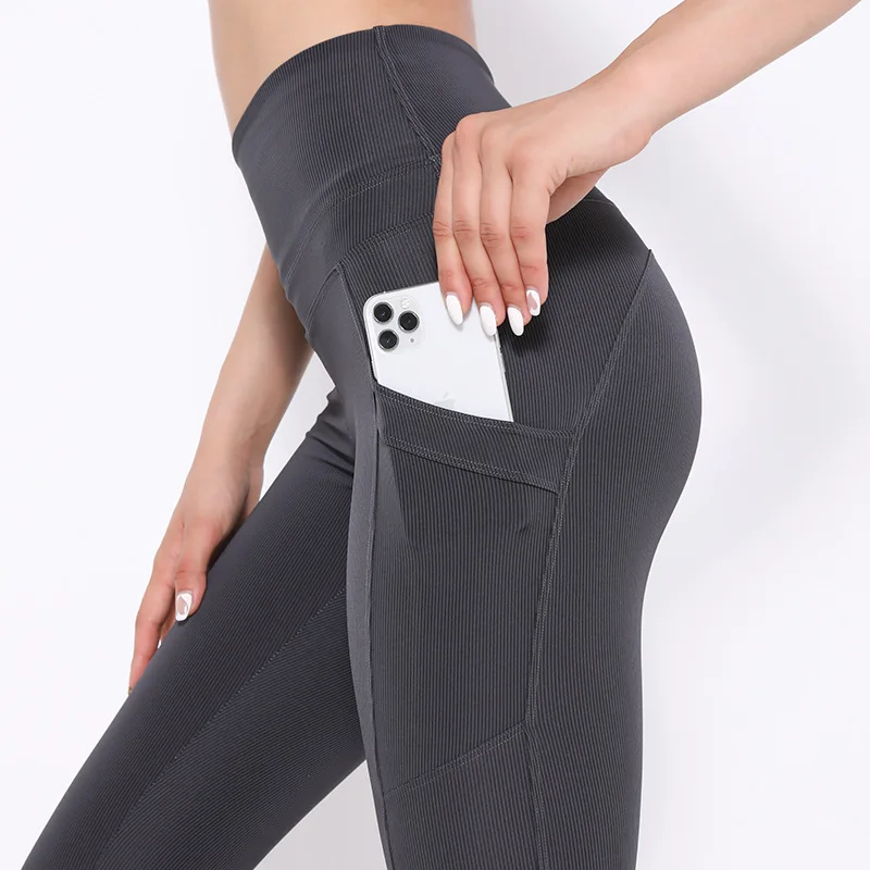 

Running 4 Way Stretch Pack High Waist Yoga Pants Pocket Yoga Pants Tummy Control Workout Yoga Leggings