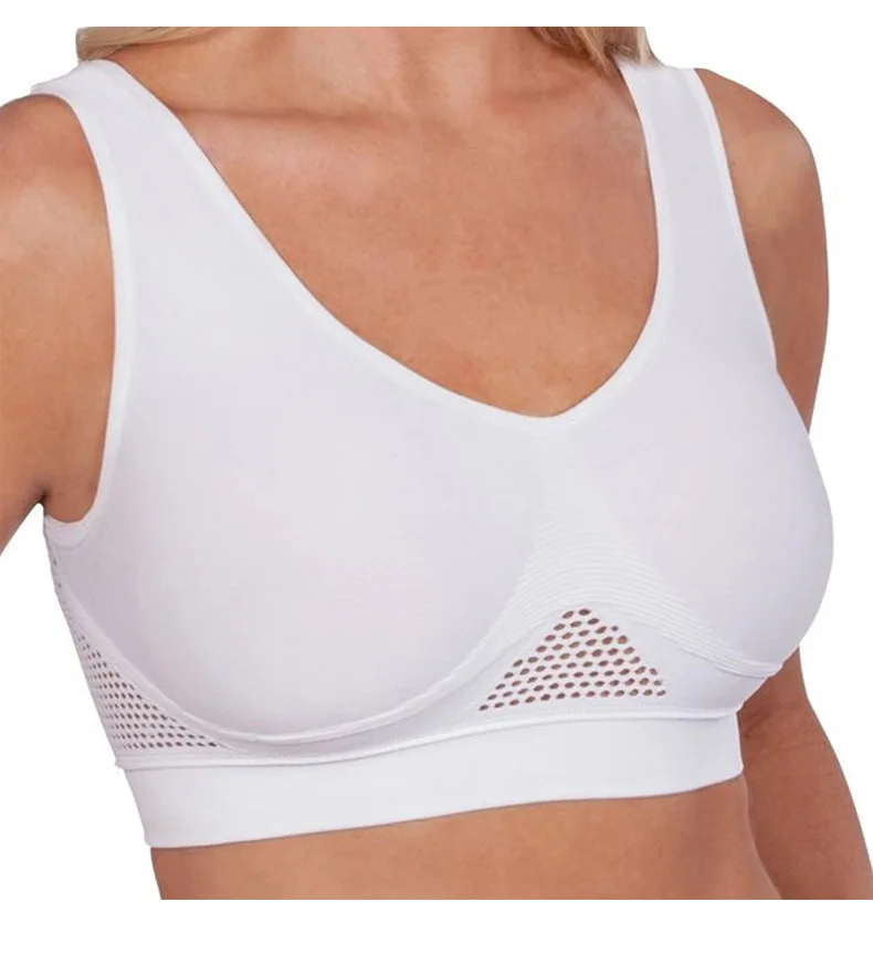 

Wholesale Women Seamless bra Activewear Perfect Aire Cooling Mesh Seamless Sports Bra, Customized color