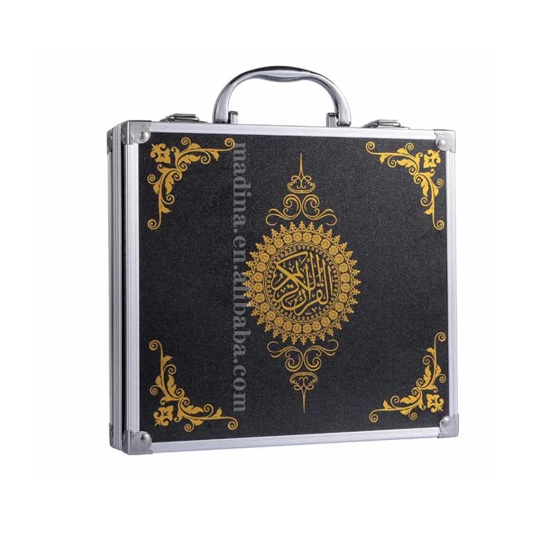 

New in stock muslim metal box Quran player reader book read pen for baby education toy gift, Blue white green powder