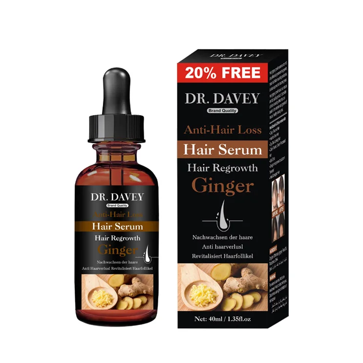 

Dr.davey ginger anti-hair loss hair serum natural hair growth & shine oil