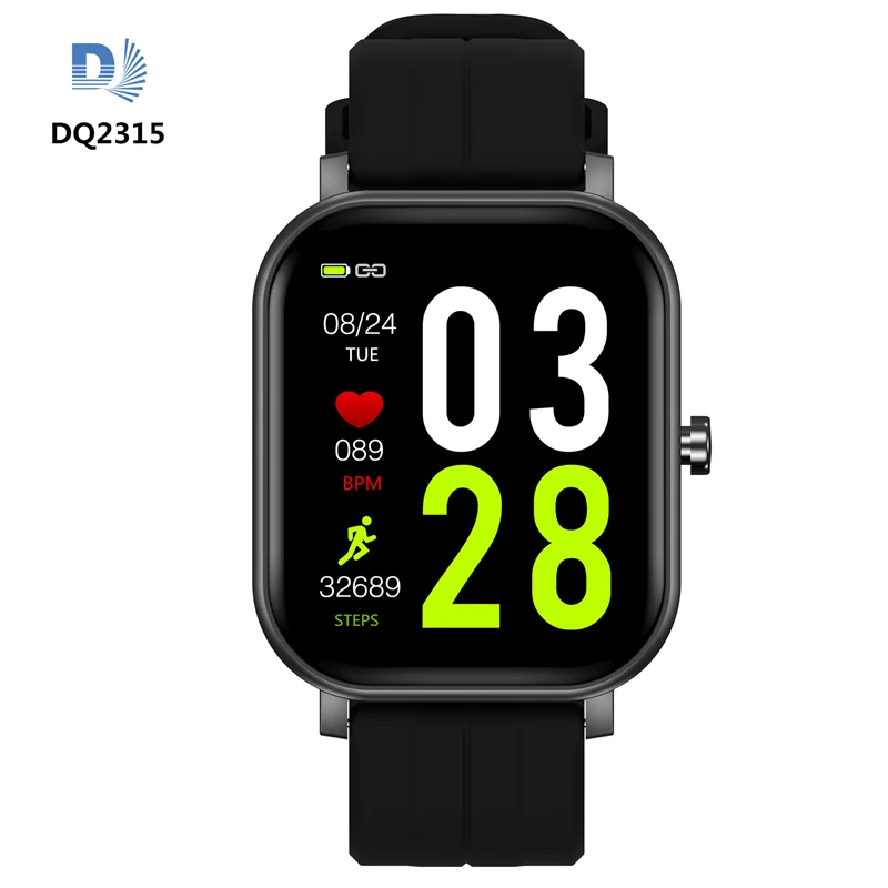 

Wholesale ip67 waterproof full touch screen ECG blood pressure series6 smartwatch t55 w26 t500 smart watch, Black white pink