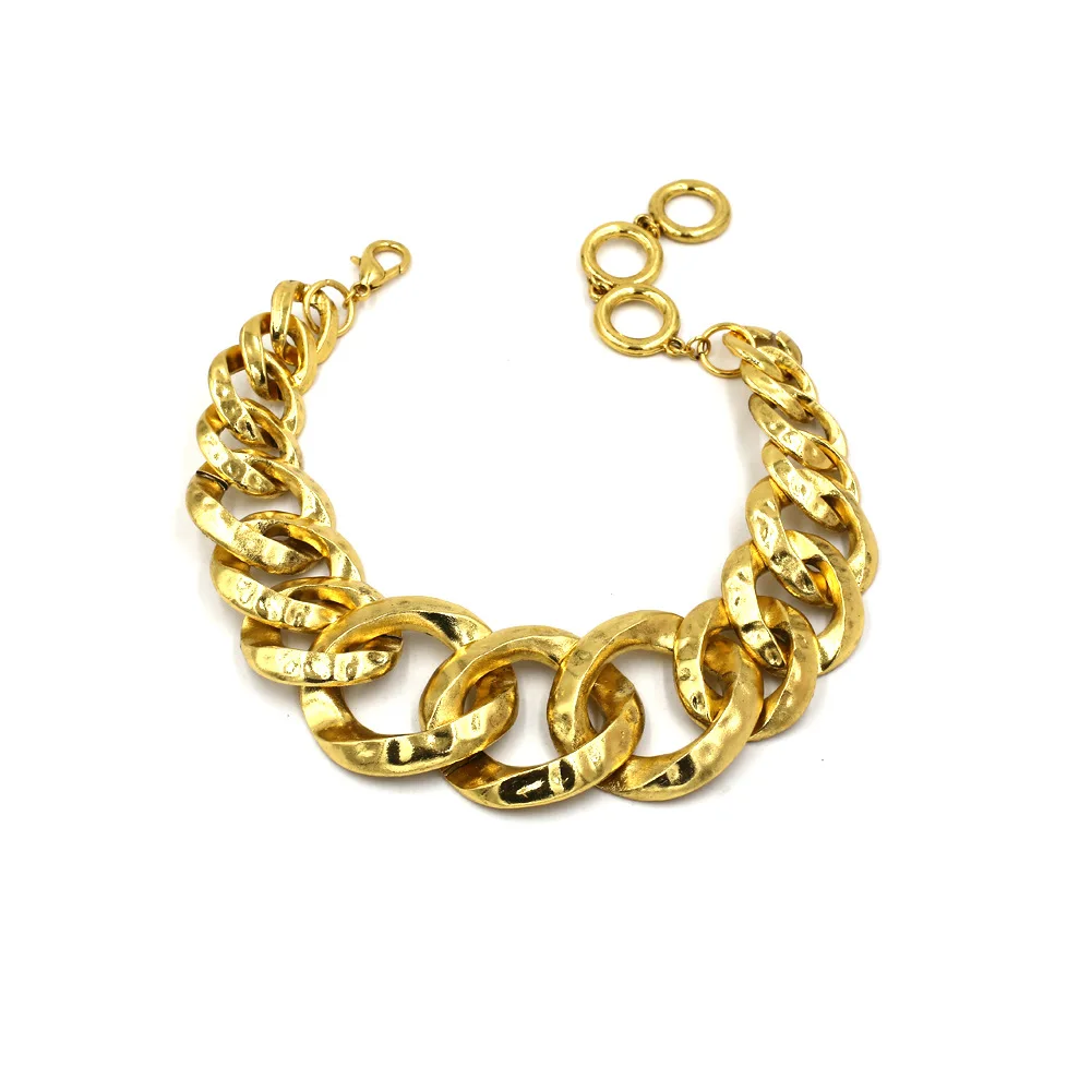 批发夸张链条项链女复古重金属项链女首饰