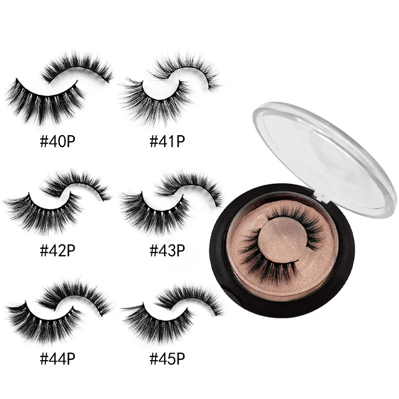 

European and American false eyelashes 3d mink fur natural thick eyelashes 1 pair cross-border eyelashes wholesale