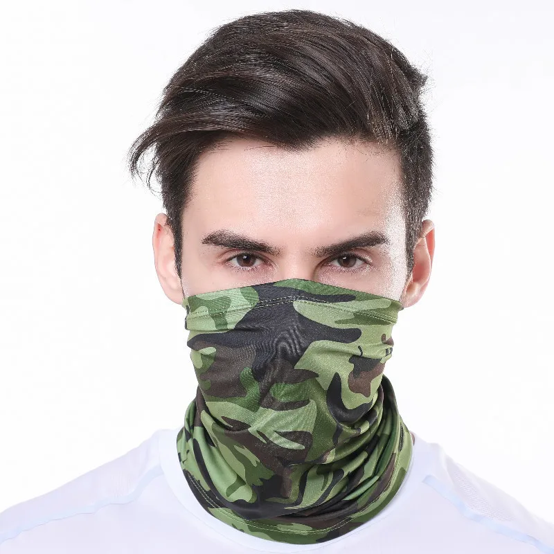 

Hot selling Outdoor Quick Dry Face Mask Reusable Cloth Face Masks Bandana Balaclava Cover Scarf Shield Neck Gaiter Custom