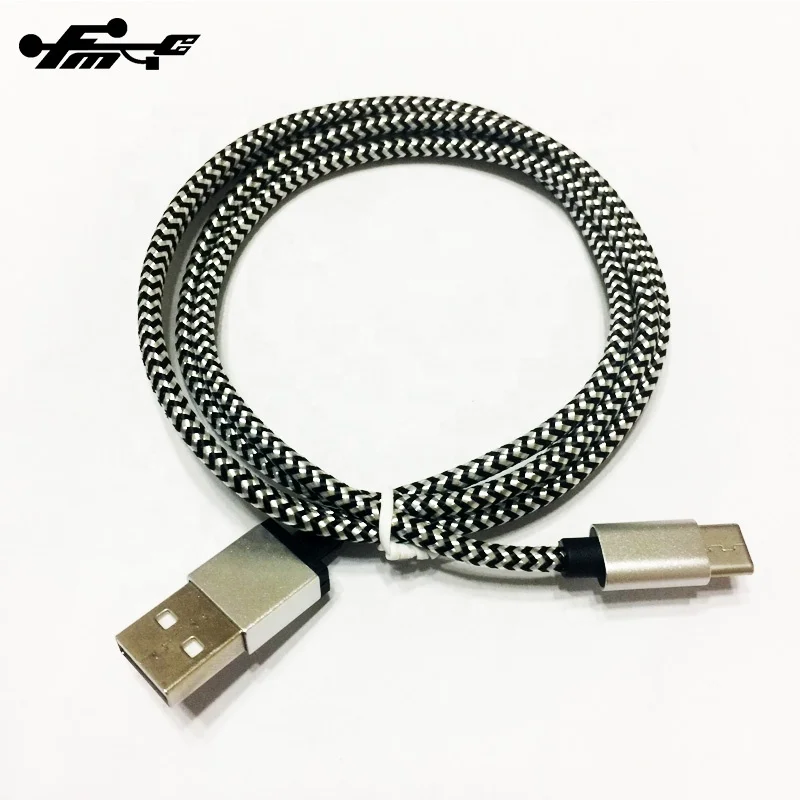 Hot wholesale nylon fiber braided cable fast charging iphone cable for iPhone