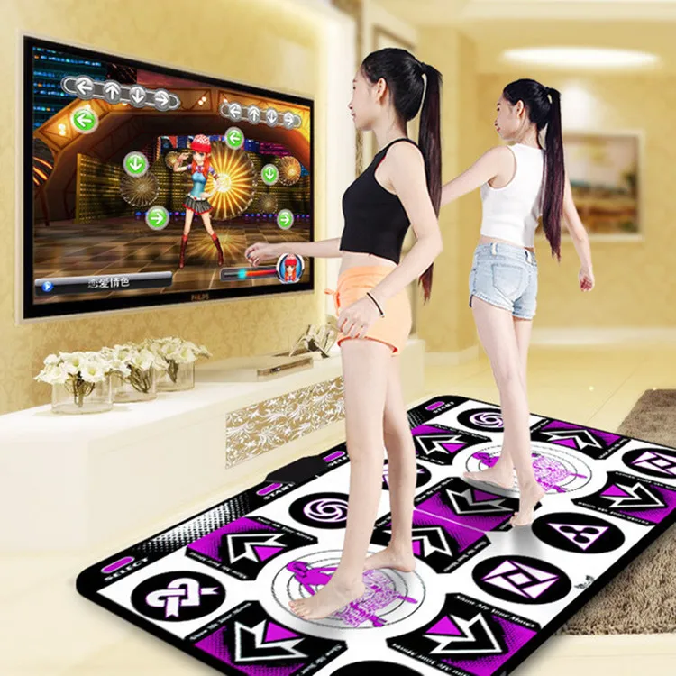 
HD wireless double TV PC dual-use motion-sensing game dance mat 