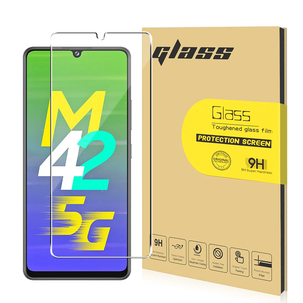 

Eco-Friendly 3D Japan Asahi Glass Anti-scratch Ultra-Thin 9H Tempered Glass Screen Protection Film For Samsung M42