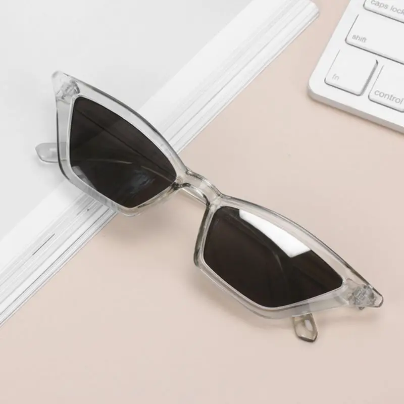 

Multicolor Triangle Sun Glasses Shades 2022 Vintage Small Eyewear Women Cat Eye Sunglasses Frame