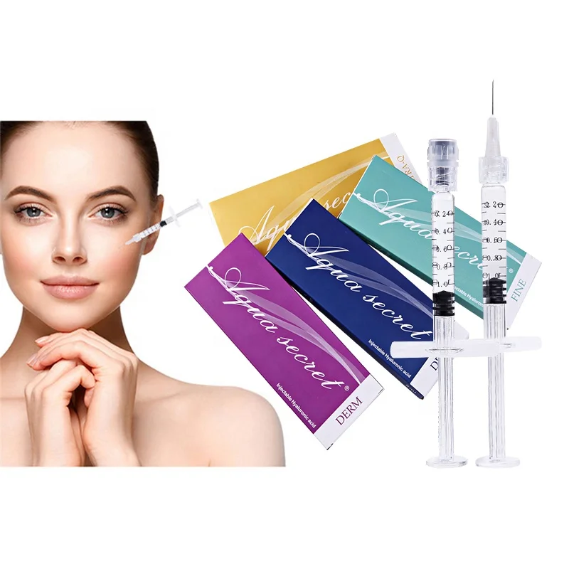 

Aqua Secret CE marked prefilled syringe ha gel injection buy price injectable crosslinked dermal filler hyaluronic acid for face
