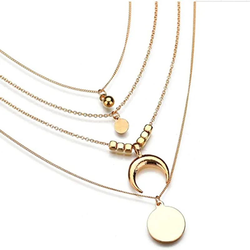 

2020 gold plated imitation jewellery, gold jewelry hot sale new design dubai women's fashion chain necklaces, Black