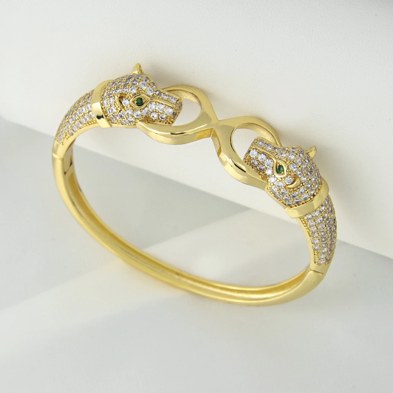 

New Arrival Leopard Bracelet Cubic Zircon Bracelet Bangle Animal Bracelet For Women