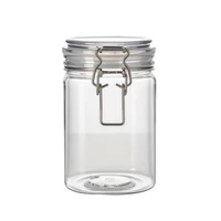 

27oz 800ML Storage Tank Plastic Cover Sealed Jar Coffee Pot Tea Can Sugar Jar Bowl Snack Candy Moisture Proof with Seal