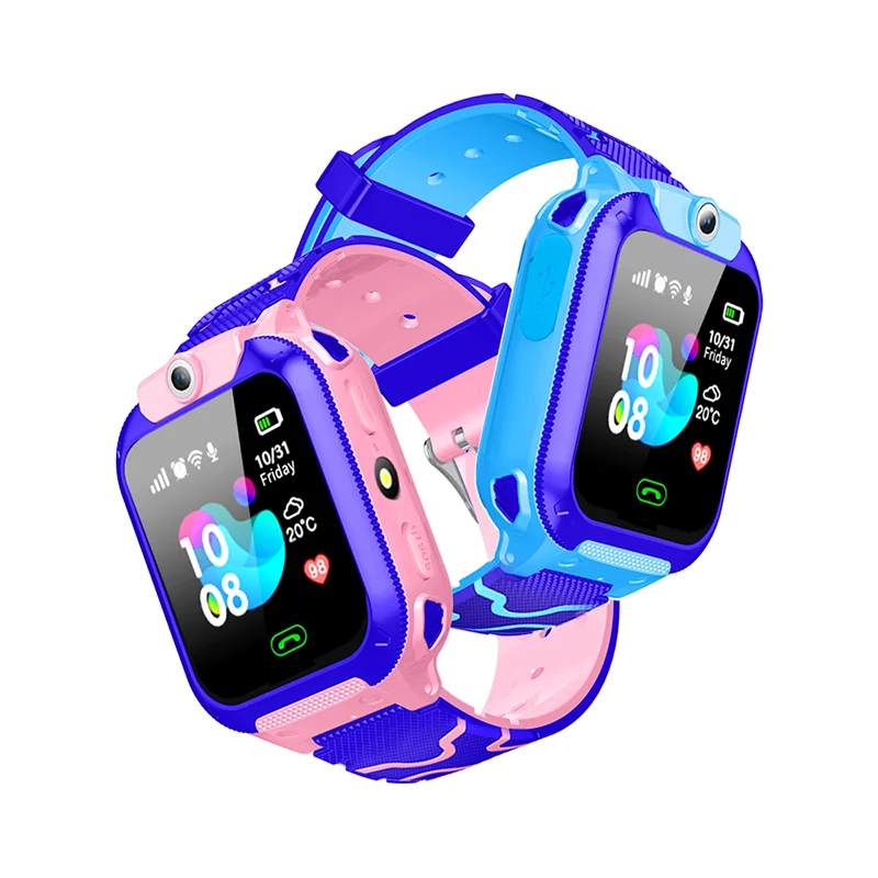 

Kids Smart Watch Wristwatch SOS GPS Smartwatch Baby Smart Child GPS Watch, Blue, pink ,black