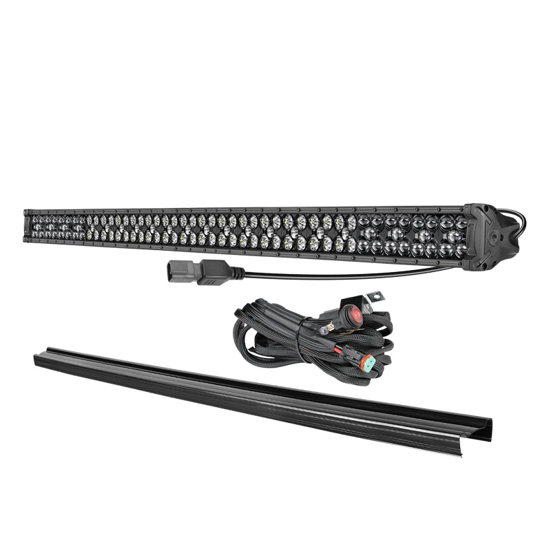 

330 Watts Spot Flood Beam 6000K 24V 12D Led Bar With Auto Engine Wire Harness
